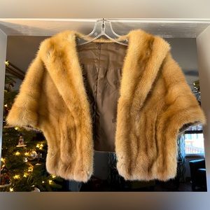 Vintage fur cape by Lillian E Yoder